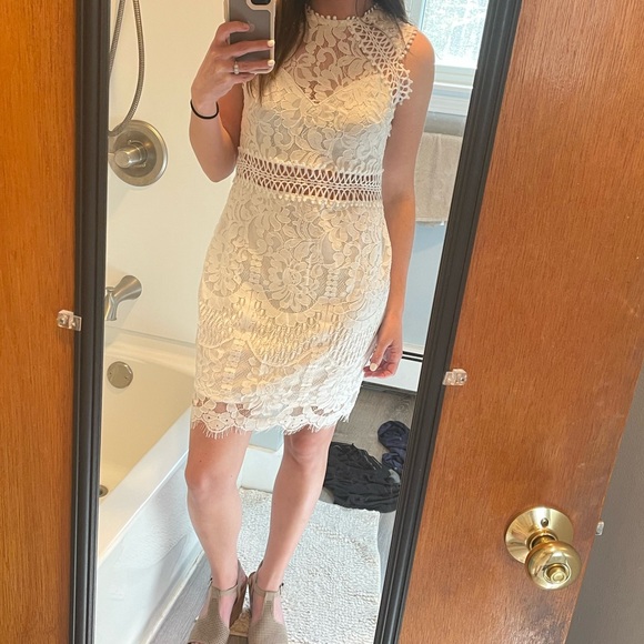 White Bridal Shower/ Bachelorette Dress - Picture 3 of 3